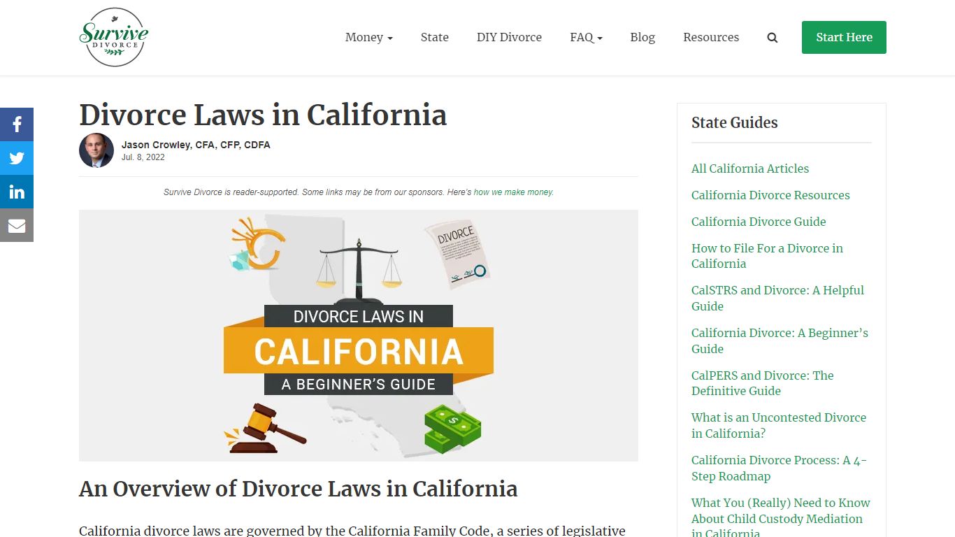 Divorce Laws in California (2022 Guide) | Survive Divorce